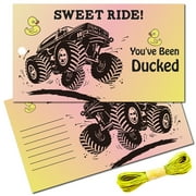 50Pcs Duck Theme Paper Card Greeting Card Rectangle with 10M Jute Twine for DIY Crafts Car 87.5x50mm Hole: 4mm